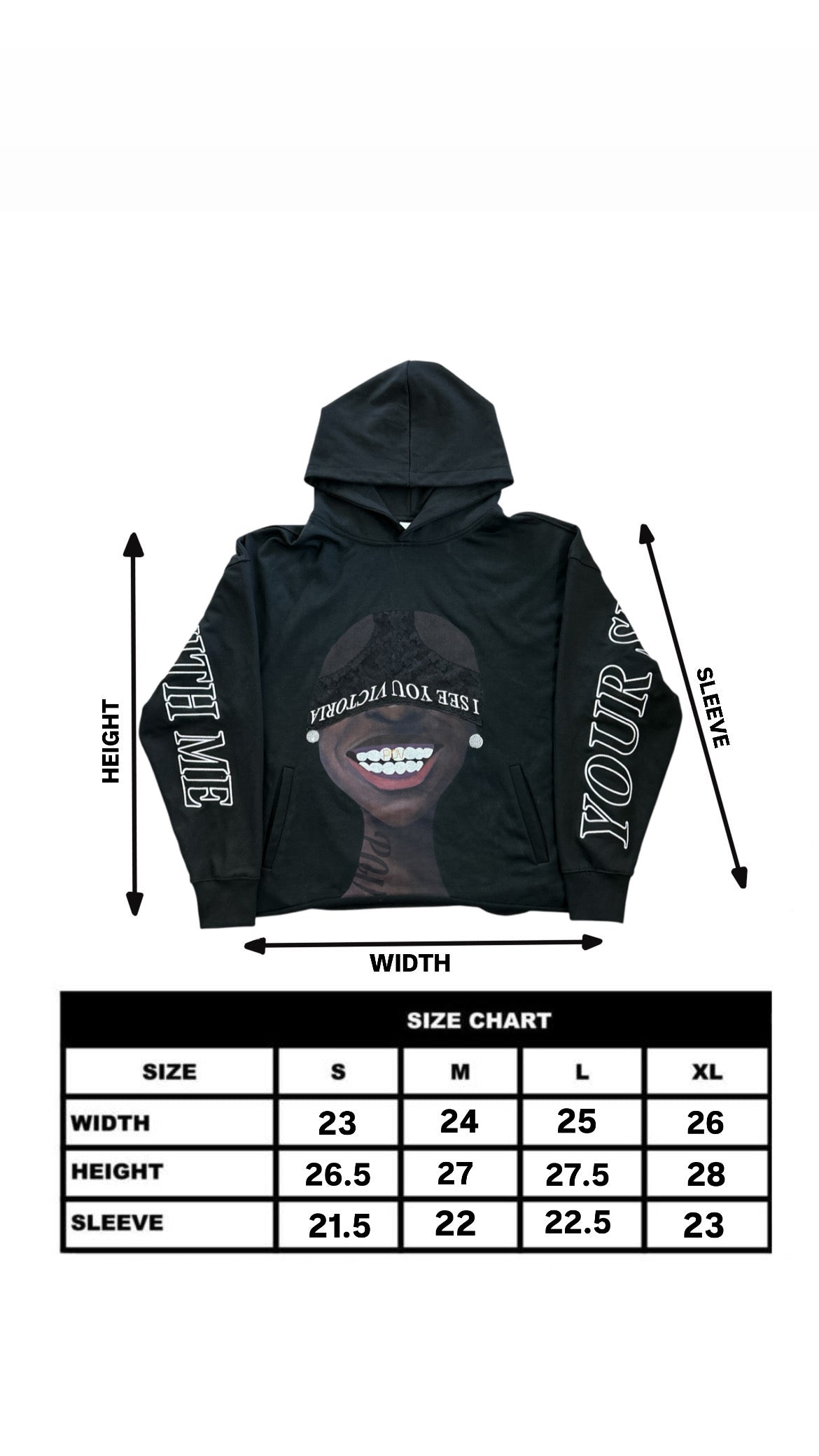 Black "Victorias Secret" Hoodie