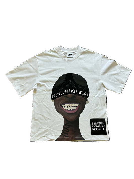 Black/White Secret Safe Tee