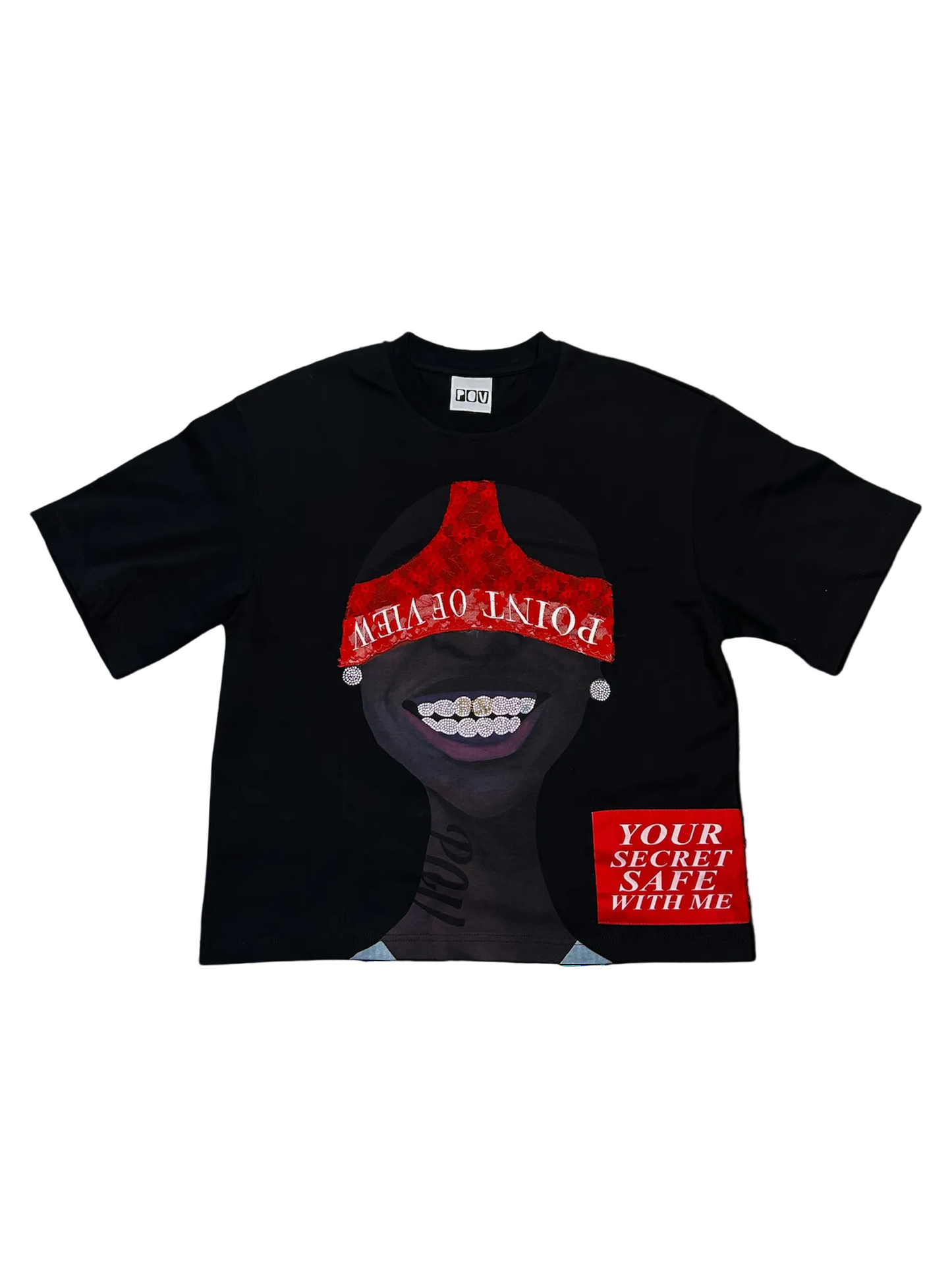 Red/Black Secret Safe Tee