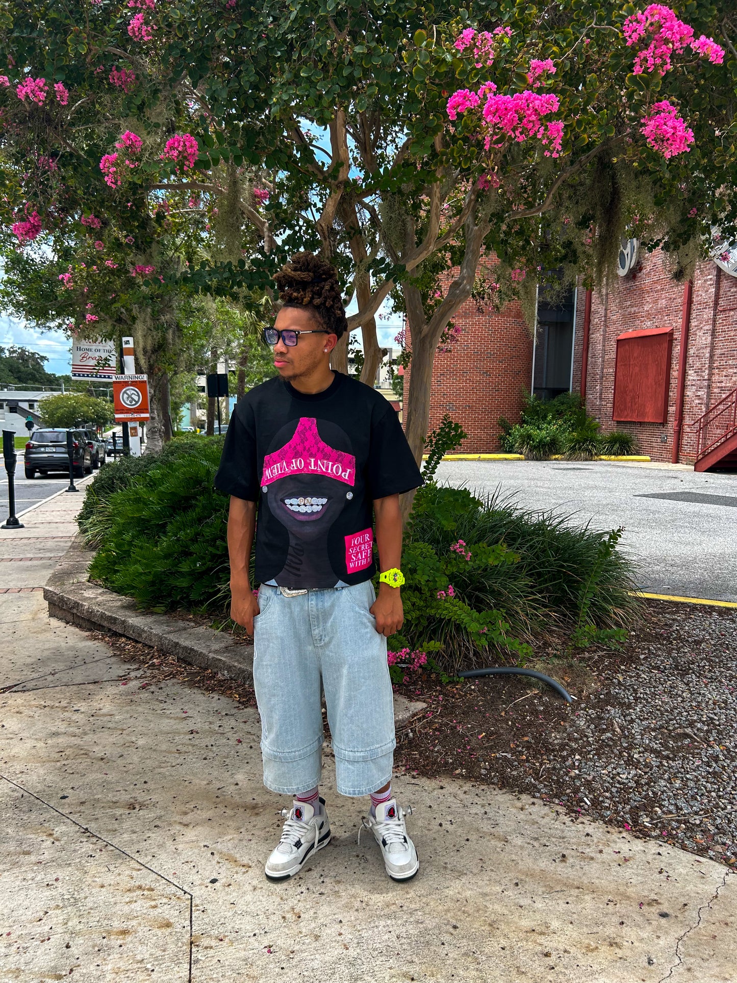Pink/Black Secret Safe Tee