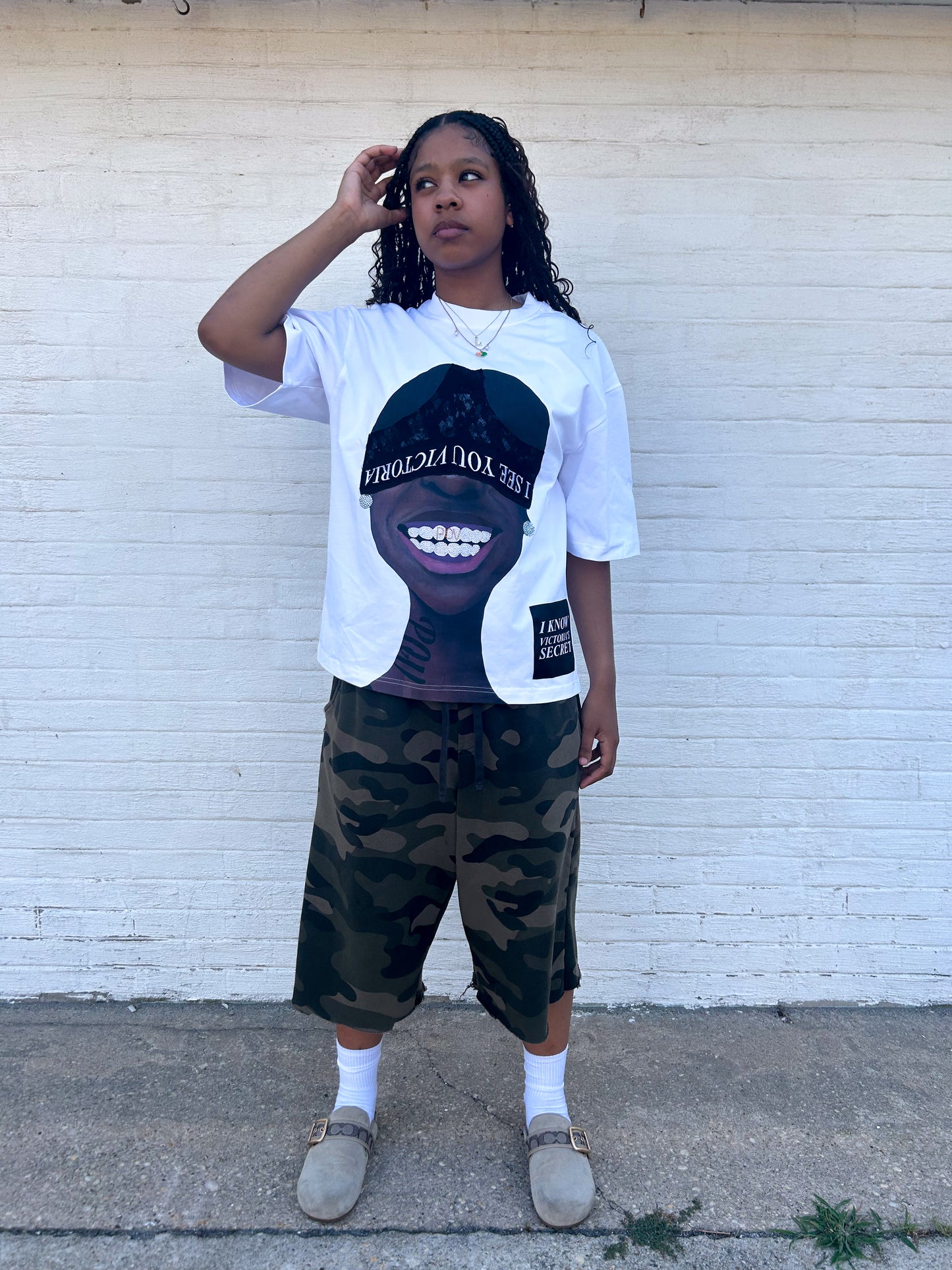 Black/White Secret Safe Tee
