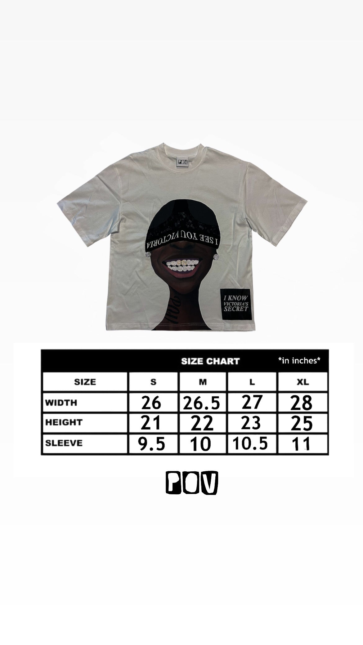 Black/White Secret Safe Tee