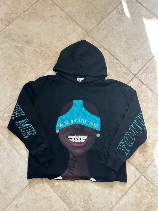 Blue "Victorias Secret" Hoodie