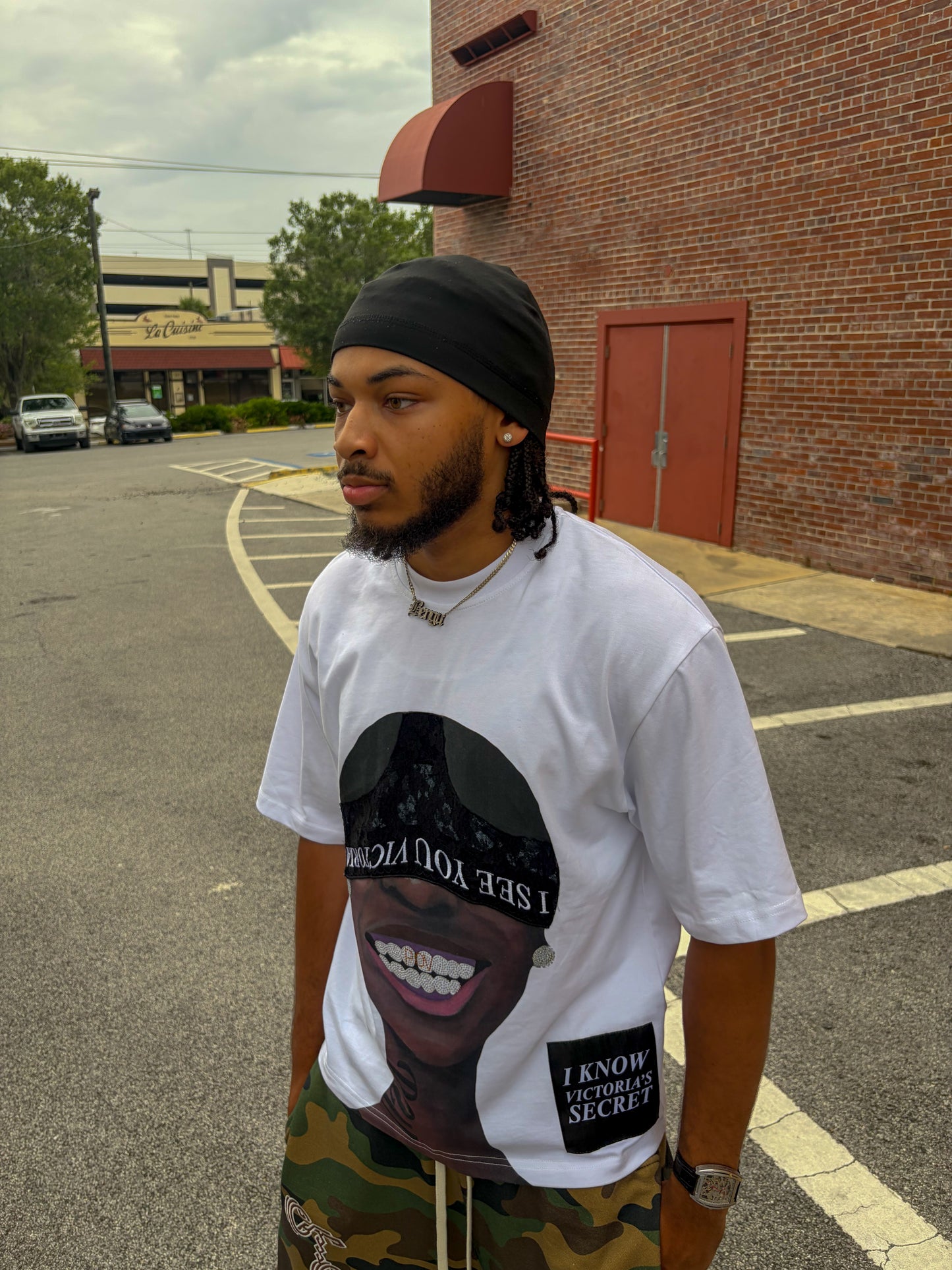 Black/White Secret Safe Tee